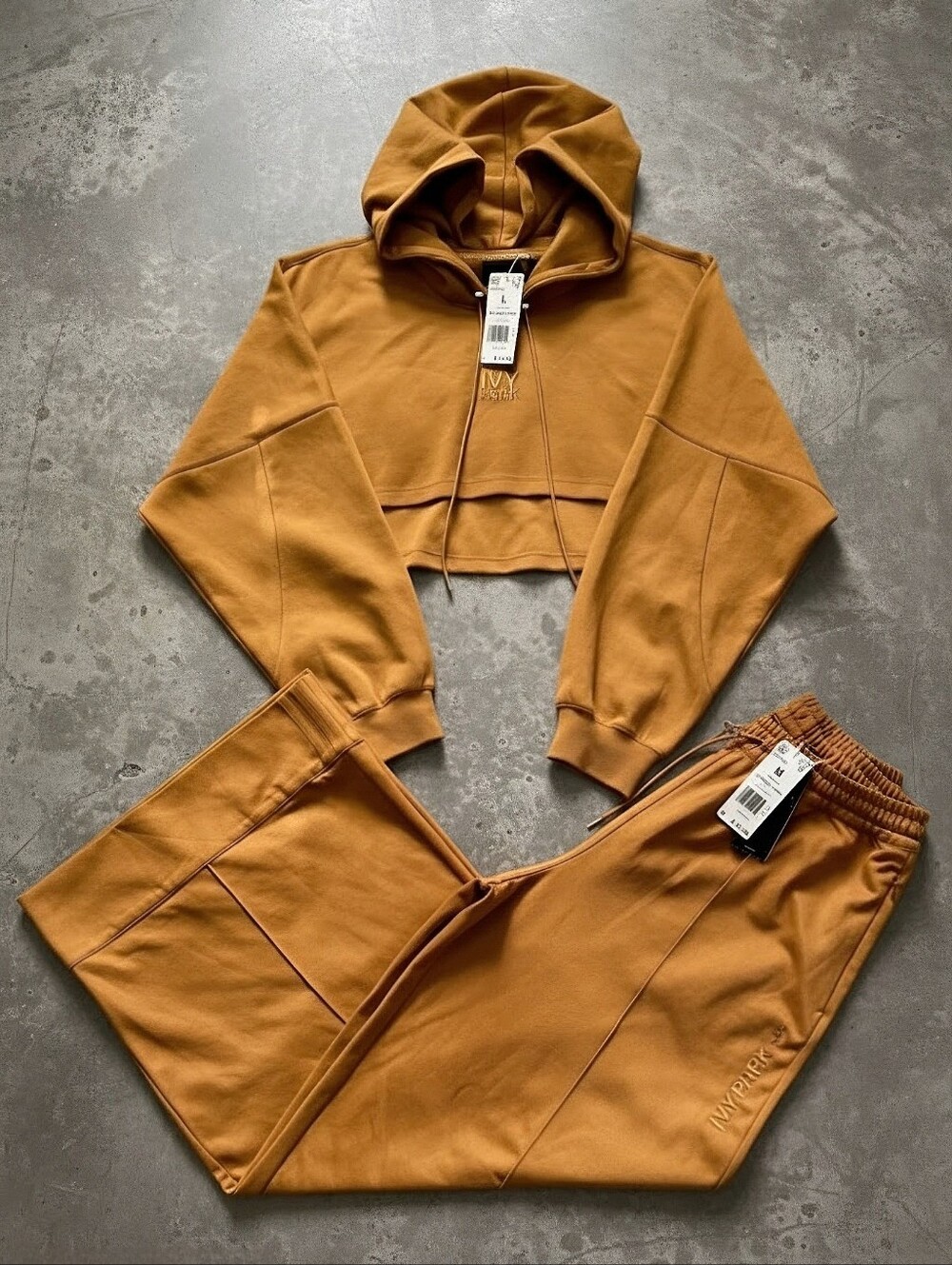 NWT Adidas x Ivy Park Hooded Shrug & Wide-Leg Pants | Mesa